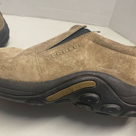 MERRELL Men’s Jungle Moc Dark Earth Nubuck Performance Footwear Size 10 - Picture 5 of 10